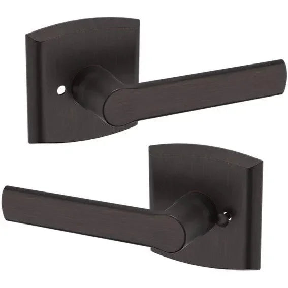 Baldwin Estate 5485V Privacy Lever with R026 Rosette in Venetian Bronze finish