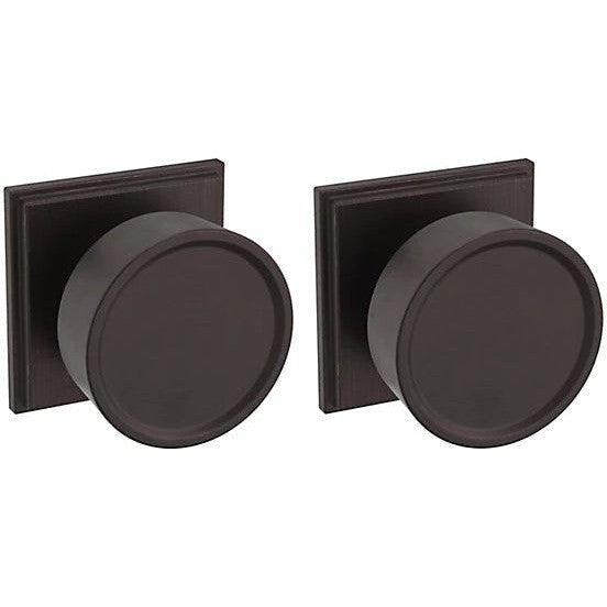 Baldwin Estate K009 Hollywood Hills Privacy Knob with R050 Rosette in Venetian Bronze finish