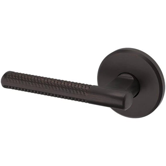 Baldwin Estate L015 Left Handed Half Dummy Lever with R016 Rosette in Venetian Bronze finish