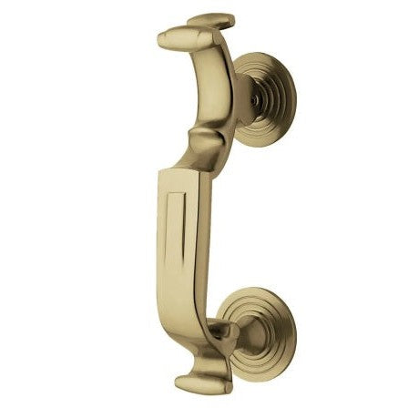 Baldwin Estate 0113 "S" Door Knocker in Vintage Brass finish