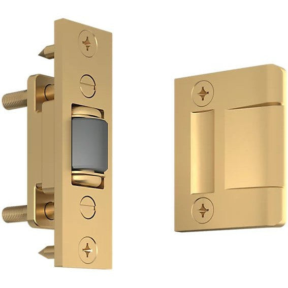 Baldwin Estate 0430 Roller Latch with Full Lip Strike in Vintage Brass finish