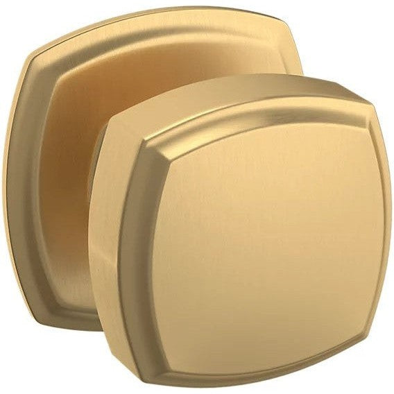 Baldwin Estate 5011 Half Dummy Knob with 5058 Rosette in Vintage Brass finish