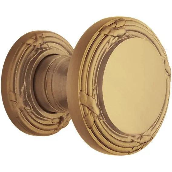 Baldwin Estate 5013 Half Dummy Knob with 5021 Rosette in Vintage Brass finish