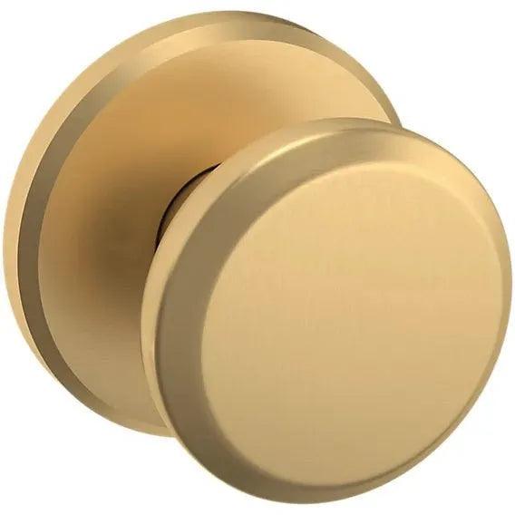 Baldwin Estate 5023 Half Dummy Knob with R016 Rosette in Vintage Brass finish