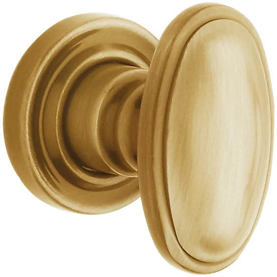 Baldwin Estate 5057 Half Dummy Knob with 5048 Rosette in Vintage Brass finish