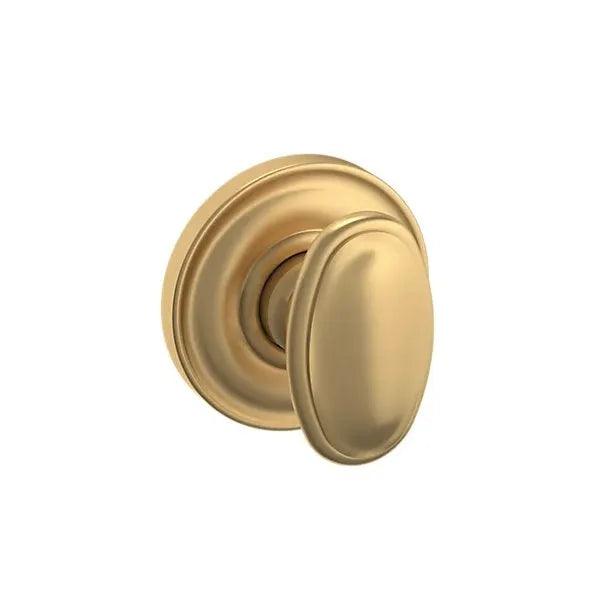 The Baldwin Estate 5057 Knob with 5048 Rosette in Vintage Brass finish.