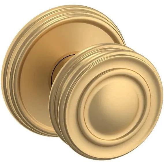 Baldwin Estate 5066 Half Dummy Knob with 5078 Rosette in Vintage Brass finish