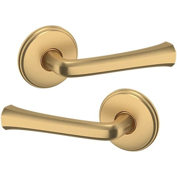 Baldwin Estate 5112 Full Dummy Lever with 5075 Rosette in Vintage Brass finish