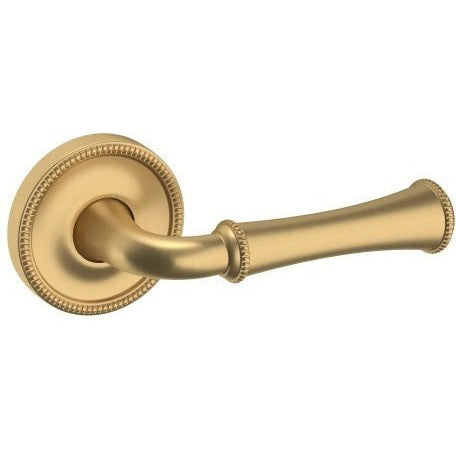 Baldwin Estate 5118 Full Dummy Lever with 5076 Rosette in Vintage Brass finish