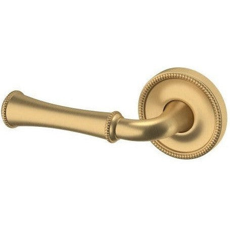 Baldwin Estate 5118 Left Handed Half Dummy Lever with 5076 Rosette in Vintage Brass finish