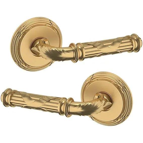 Baldwin Estate 5122 Full Dummy Lever with 5022 Rosette in Vintage Brass finish