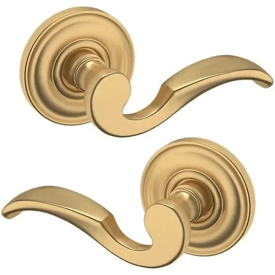 Baldwin Estate 5152 Full Dummy Lever with 5017 Rosette in Vintage Brass finish