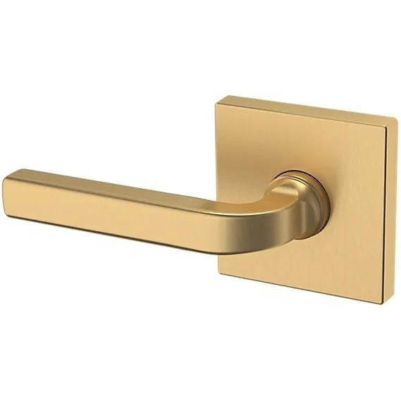 Baldwin Estate 5190 Left Handed Half Dummy Lever with R017 Rosette in Vintage Brass finish