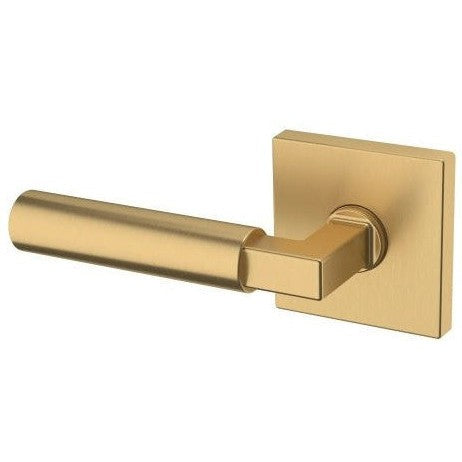 Baldwin Estate L029 Gramercy Left Handed Half Dummy Lever with R017 Rosette in Vintage Brass finish