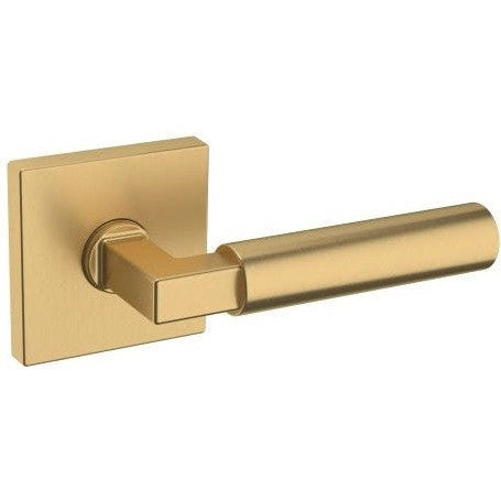 Baldwin Estate L029 Gramercy Right Handed Half Dummy Lever with R017 Rosette in Vintage Brass finish