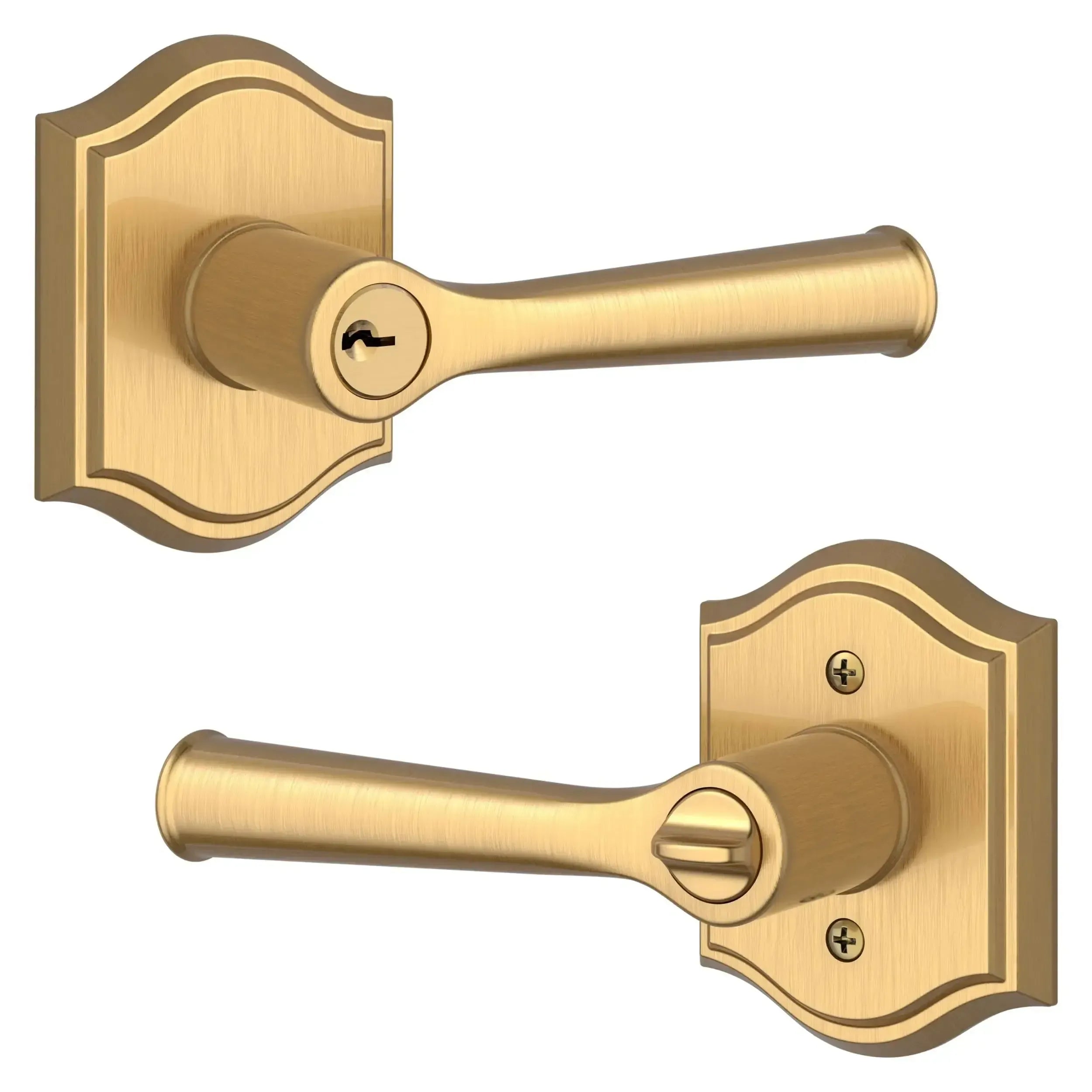 Baldwin ReserveBaldwin Federal Lever with Traditional Arch Rosette in 