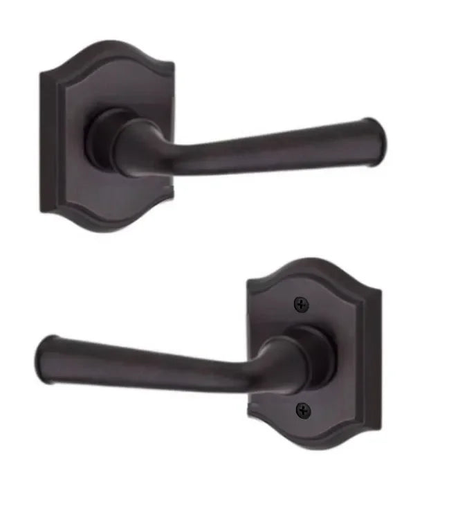 Baldwin Federal Lever with Traditional Arch Rosette Venetian Bronze