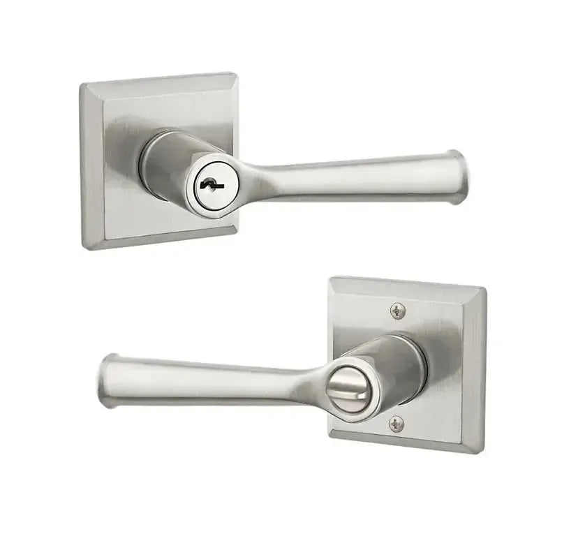 Baldwin ReserveBaldwin Federal Lever with Traditional Square Rosette in 