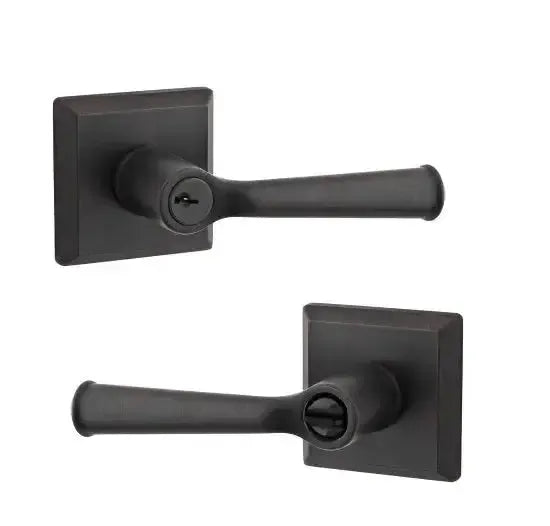 Baldwin ReserveBaldwin Federal Lever with Traditional Square Rosette in 