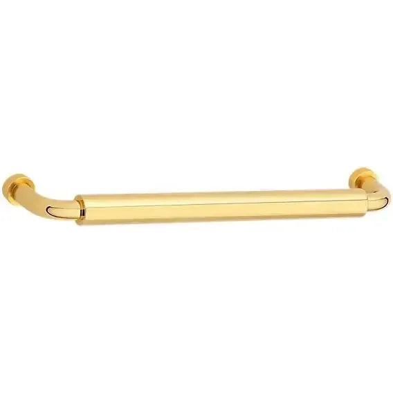 Baldwin Hollywood Hills Cabinet Pull in Lifetime Polished Brass finish
