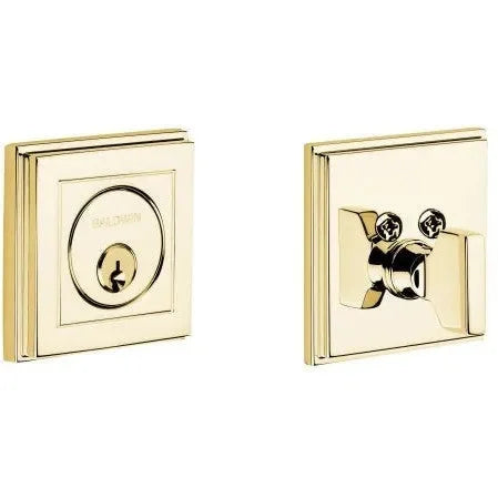 Baldwin Hollywood Hills Deadbolt Unlacquered Brass