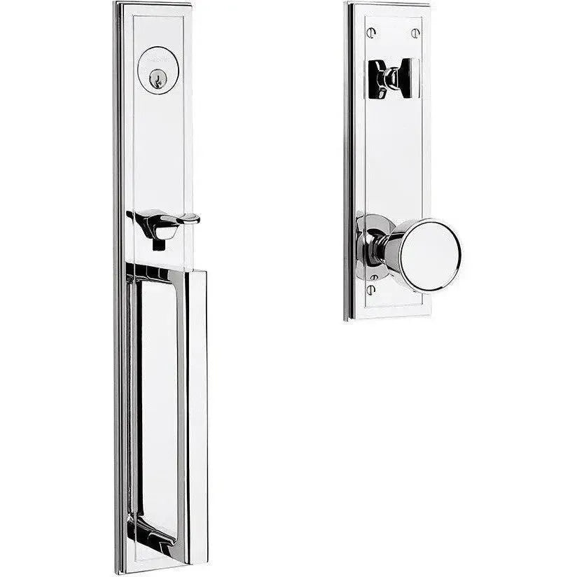 Baldwin EstateBaldwin Hollywood Hills Single Cylinder Full Handleset with Interior K008 Knob in 