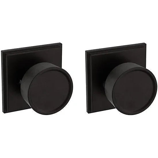 Baldwin K007 Hollywood Hills Knob (2") with R050 Rosette Oil Rubbed Bronze