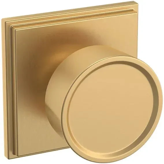 Baldwin K007 Hollywood Hills Knob (2") with R050 Rosette Vintage Brass