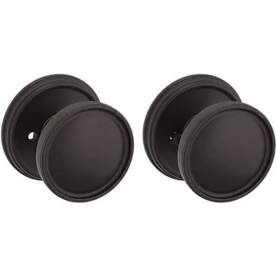 Baldwin Estate K012 Tulip Privacy Knob with 5078 Rosette in Venetian Bronze finish