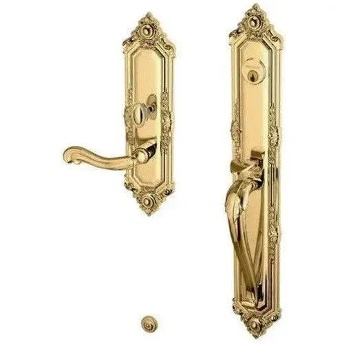 Baldwin EstateBaldwin Kensington Mortise Handleset Entrance Trim with Interior 5108 Lever in 