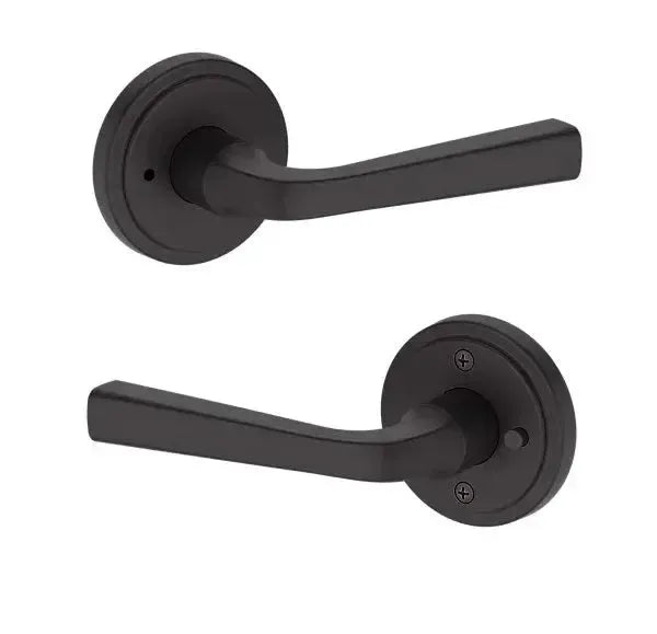 Baldwin Kingvale Lever with Stepped Round Rosette in Venetian Bronze finish