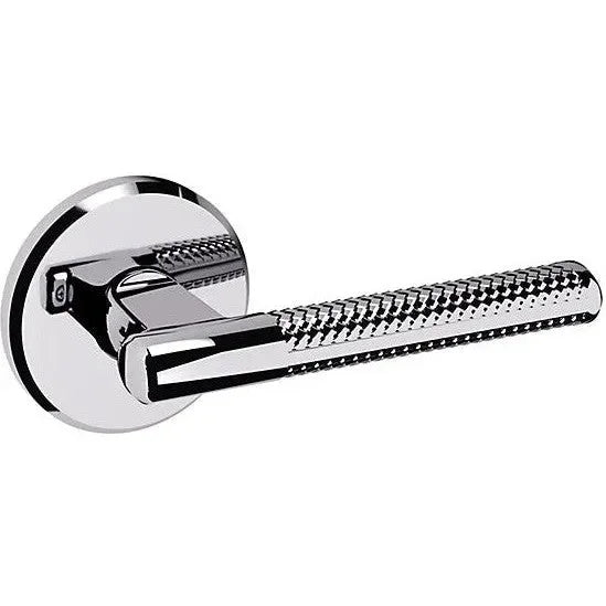 Baldwin Estate L015 Right Handed Half Dummy Lever with R016 Rosette in Polished Chrome finish