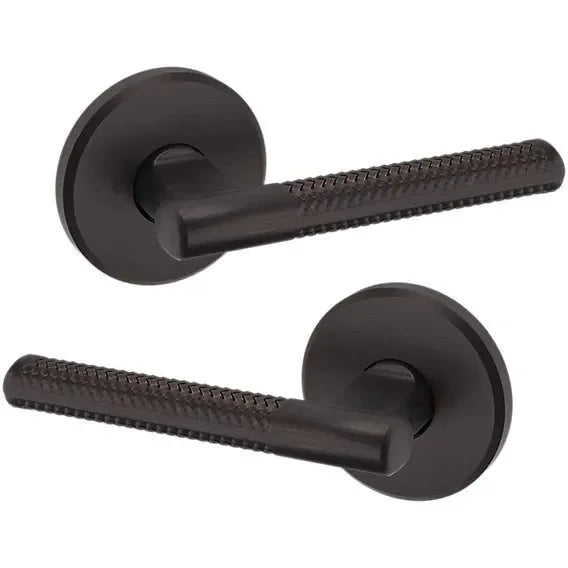 Baldwin Estate L015 Full Dummy Lever with R016 Rosette in Venetian Bronze finish