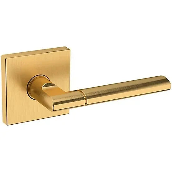 Baldwin L021 Lever with R017 Rosette Lifetime Satin Brass