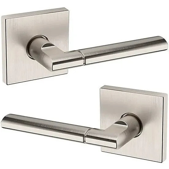 Baldwin L021 Lever with R017 Rosette Lifetime Satin Nickel