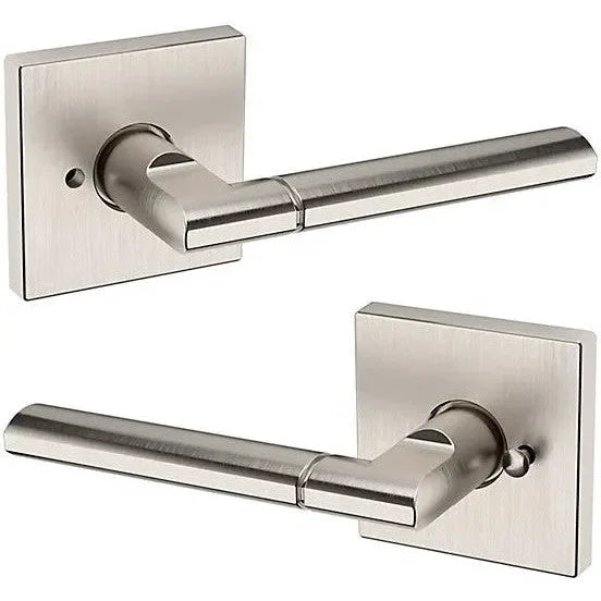 Baldwin L021 Lever with R017 Rosette Lifetime Satin Nickel