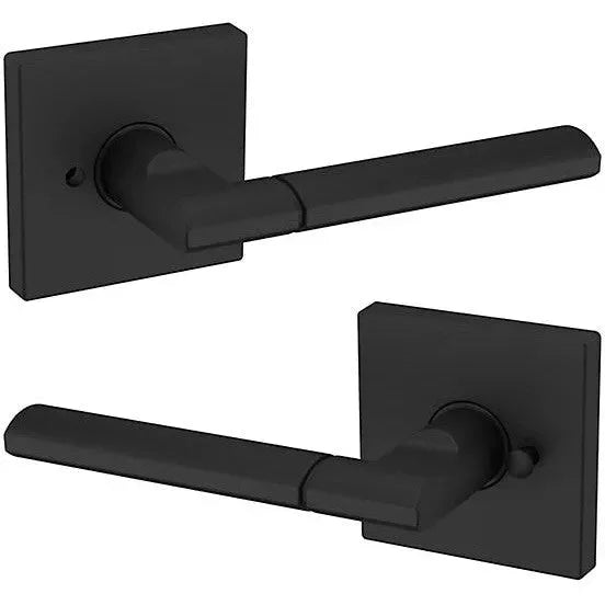 Baldwin L021 Lever with R017 Rosette Satin Black