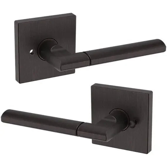 Baldwin L021 Lever with R017 Rosette Venetian Bronze