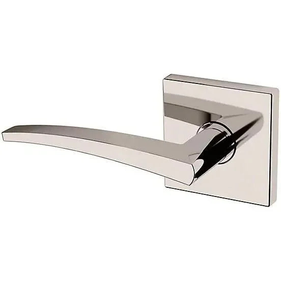 Baldwin Estate L022 Left Handed Half Dummy Lever with R017 Rosette in Lifetime Polished Nickel finish
