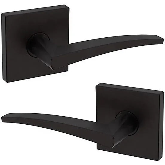 Baldwin Estate L022 Full Dummy Lever with R017 Rosette in Oil Rubbed Bronze finish