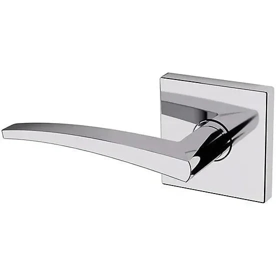 Baldwin Estate L022 Left Handed Half Dummy Lever with R017 Rosette in Polished Chrome finish