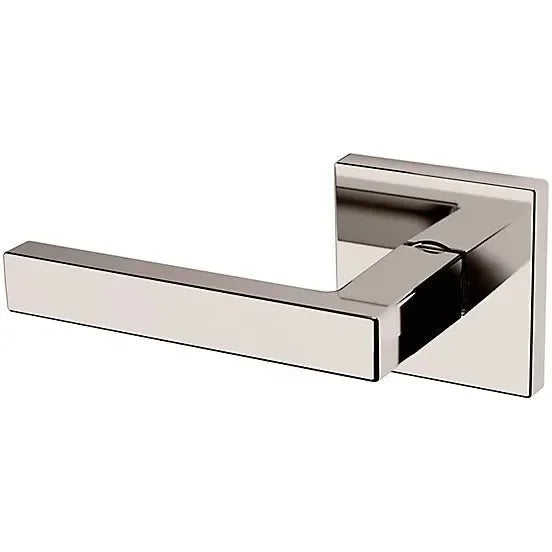 Baldwin Estate L023 Left Handed Half Dummy Lever with R017 Rosette in Lifetime Polished Nickel finish