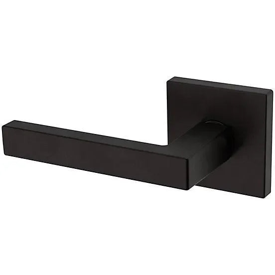 Baldwin Estate L023 Left Handed Half Dummy Lever with R017 Rosette in Oil Rubbed Bronze finish