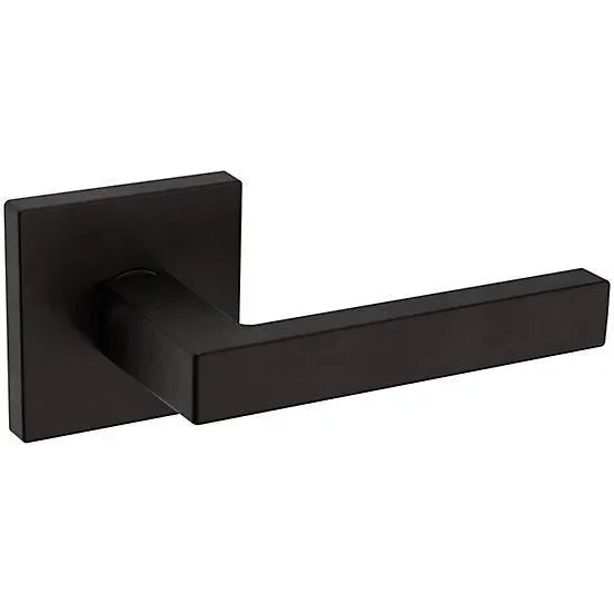 Baldwin Estate L023 Right Handed Half Dummy Lever with R017 Rosette in Oil Rubbed Bronze finish