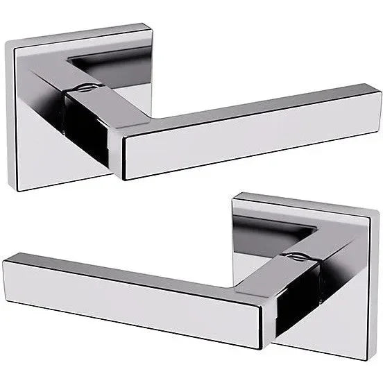 Baldwin Estate L023 Full Dummy Lever with R017 Rosette in Polished Chrome finish