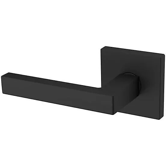 Baldwin Estate L023 Left Handed Half Dummy Lever with R017 Rosette in Satin Black finish