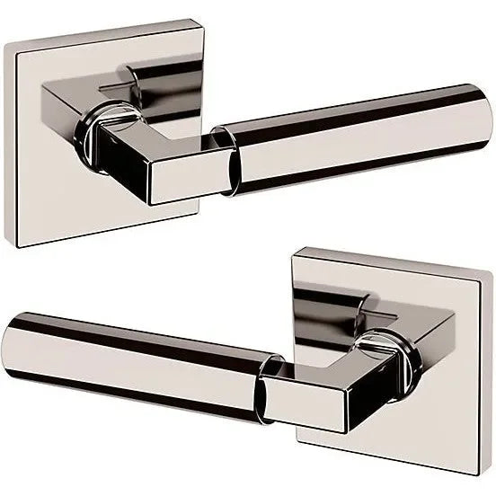 Baldwin Estate L029 Gramercy Passage Lever with R017 Rosette in Lifetime Polished Nickel finish