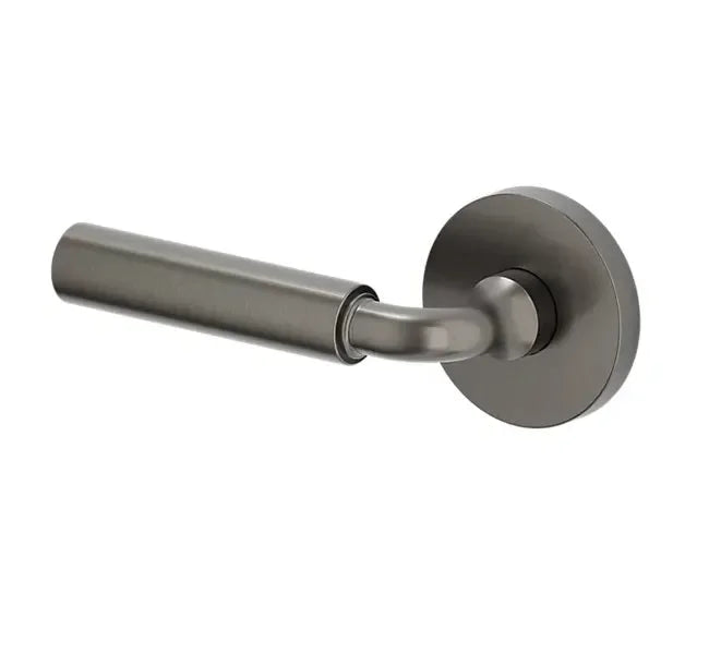 Baldwin L031 Gramercy Curved Lever with 5046 Rosette Graphite Nickel