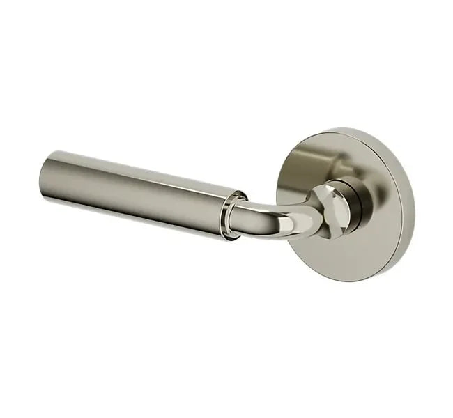 Baldwin L031 Gramercy Curved Lever with 5046 Rosette Lifetime Polished Nickel