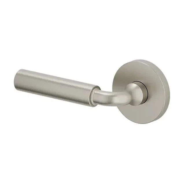 Baldwin L031 Gramercy Curved Lever with 5046 Rosette Lifetime Satin Nickel